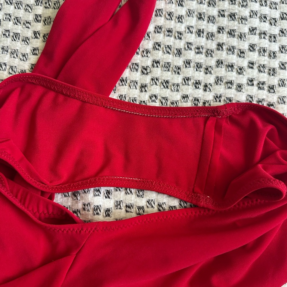 Cayla Bodysuit in Tiger Red - Picture 8 of 8